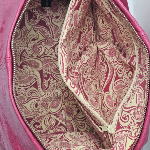 HOBO The Original Betty Leather Slouchy Tote Shoulder Bag in Bordeaux, EUC - Picture 11 of 13